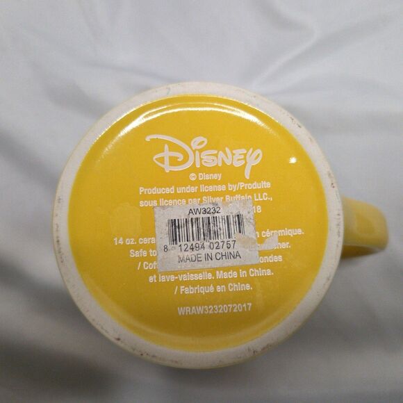 Disney Alice in Wonderland Yellow Butterfly Tea Party Mug Cup 14 Oz - Picture 3 of 6